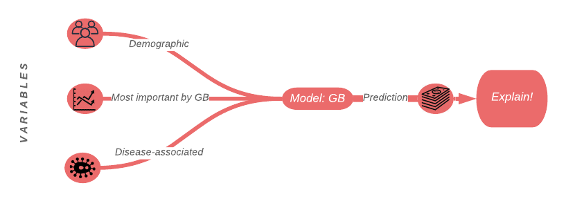 Scheme of conduct with a specification of origin of variables